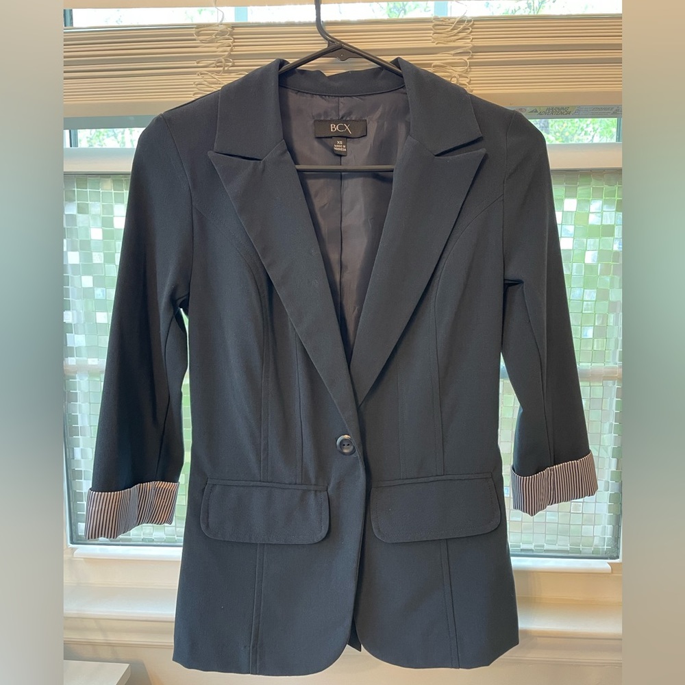 BCX navy blazer